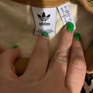 Leopard crew adidas originals oversized crew